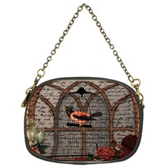 Vintage Bird In The Cage Chain Purses (one Side)  by Valentinaart