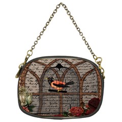 Vintage Bird In The Cage Chain Purses (two Sides)  by Valentinaart