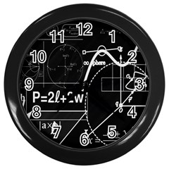 School Board  Wall Clocks (black) by Valentinaart