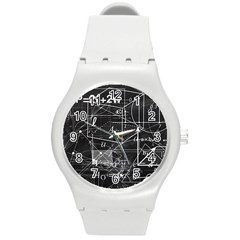 School board  Round Plastic Sport Watch (M)