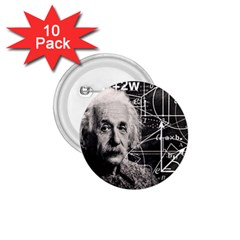 Albert Einstein 1 75  Buttons (10 Pack) by Valentinaart