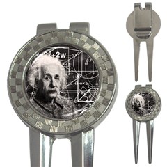 Albert Einstein 3-in-1 Golf Divots by Valentinaart