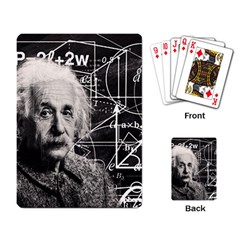 Albert Einstein Playing Card by Valentinaart