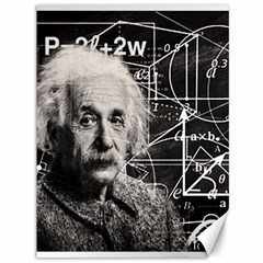 Albert Einstein Canvas 36  X 48   by Valentinaart