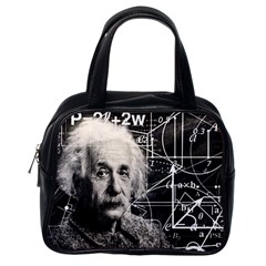 Albert Einstein Classic Handbags (one Side) by Valentinaart