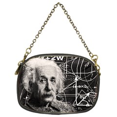 Albert Einstein Chain Purses (one Side)  by Valentinaart