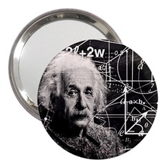 Albert Einstein 3  Handbag Mirrors by Valentinaart