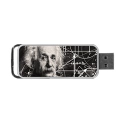 Albert Einstein Portable Usb Flash (one Side) by Valentinaart