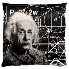 Albert Einstein Standard Flano Cushion Case (two Sides) by Valentinaart