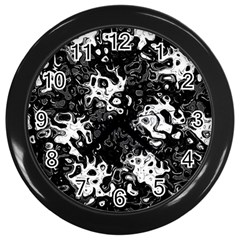 Pattern Wall Clocks (Black)