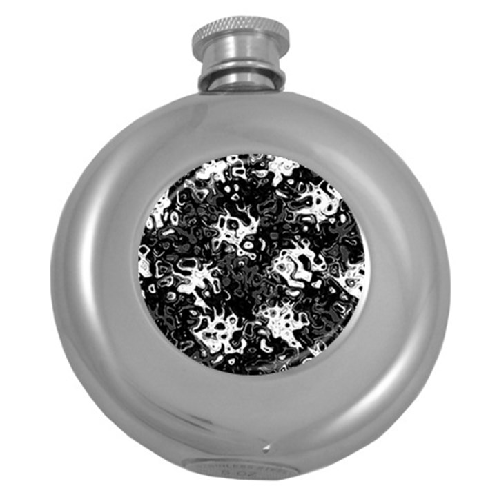 Pattern Round Hip Flask (5 oz)