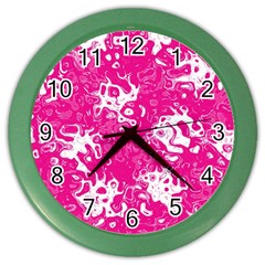 Pattern Color Wall Clocks by Valentinaart