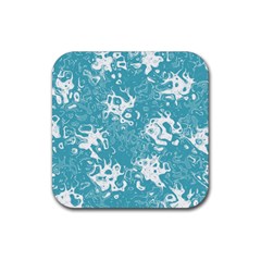 Pattern Rubber Coaster (square)  by Valentinaart