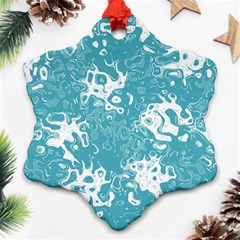 Pattern Snowflake Ornament (two Sides) by Valentinaart