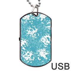 Pattern Dog Tag Usb Flash (two Sides) by Valentinaart