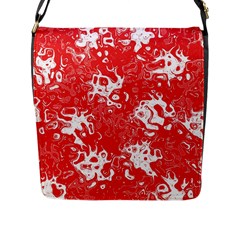 Pattern Flap Messenger Bag (l)  by Valentinaart