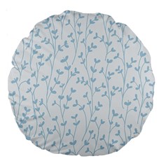 Pattern Large 18  Premium Flano Round Cushions by Valentinaart