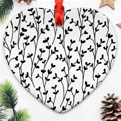 Pattern Heart Ornament (Two Sides)