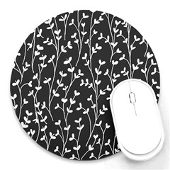 Pattern Round Mousepads by Valentinaart