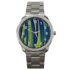 Pattern Sport Metal Watch by Valentinaart