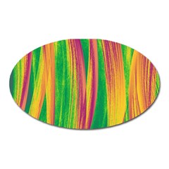 Pattern Oval Magnet by Valentinaart