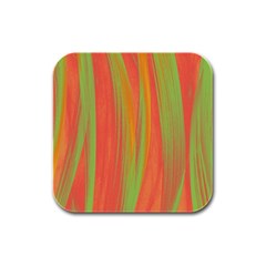 Pattern Rubber Square Coaster (4 Pack)  by Valentinaart