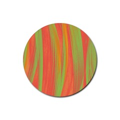 Pattern Rubber Round Coaster (4 Pack)  by Valentinaart