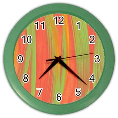 Pattern Color Wall Clocks by Valentinaart