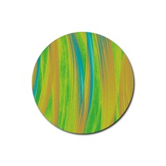 Pattern Rubber Coaster (round)  by Valentinaart