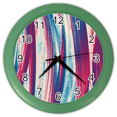 Pattern Color Wall Clocks by Valentinaart