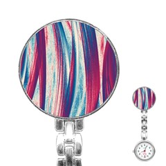 Pattern Stainless Steel Nurses Watch by Valentinaart