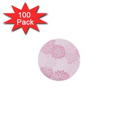 Floral pattern 1  Mini Buttons (100 pack) 