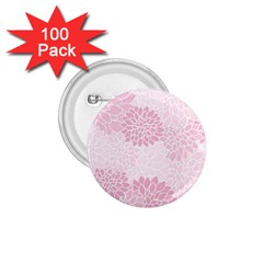 Floral pattern 1.75  Buttons (100 pack) 