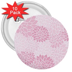 Floral pattern 3  Buttons (10 pack) 