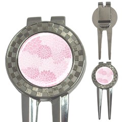 Floral pattern 3-in-1 Golf Divots