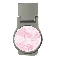 Floral pattern Money Clips (Round) 