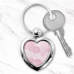 Floral pattern Key Chains (Heart) 