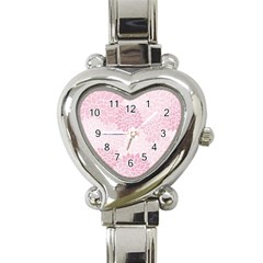 Floral pattern Heart Italian Charm Watch