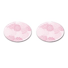 Floral pattern Cufflinks (Oval)