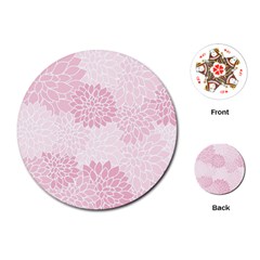 Floral pattern Playing Cards (Round) 