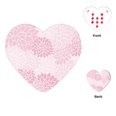 Floral pattern Playing Cards (Heart) 