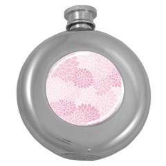 Floral pattern Round Hip Flask (5 oz)