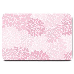 Floral Pattern Large Doormat  by Valentinaart