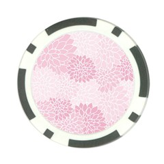 Floral pattern Poker Chip Card Guard