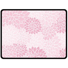 Floral pattern Fleece Blanket (Large) 