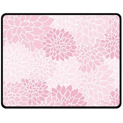 Floral pattern Fleece Blanket (Medium) 