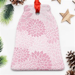 Floral pattern Bell Ornament (Two Sides)