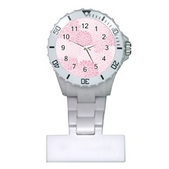 Floral pattern Plastic Nurses Watch