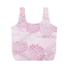 Floral pattern Full Print Recycle Bags (M) 