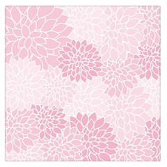 Floral pattern Large Satin Scarf (Square)